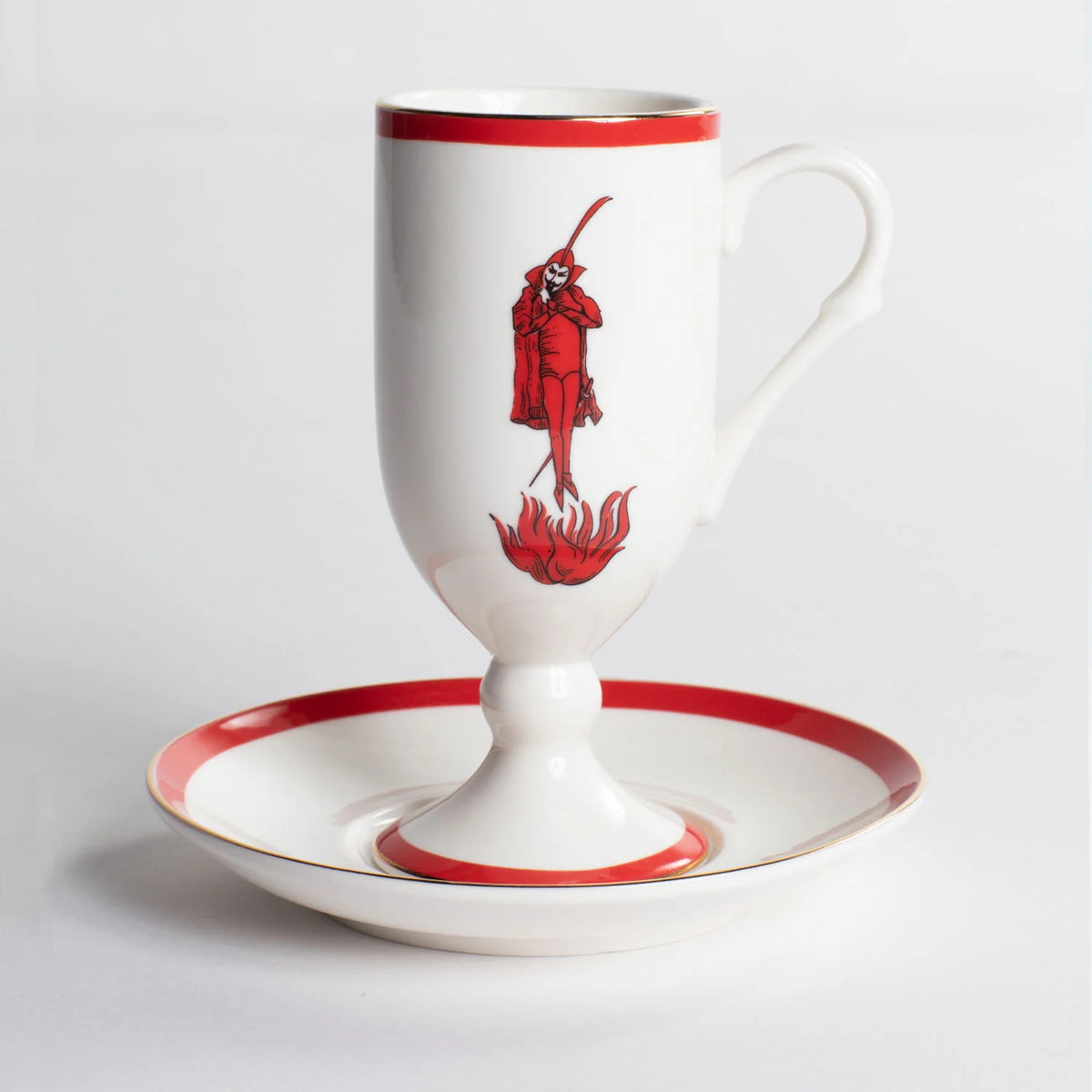 Devil Cup & Saucer Set