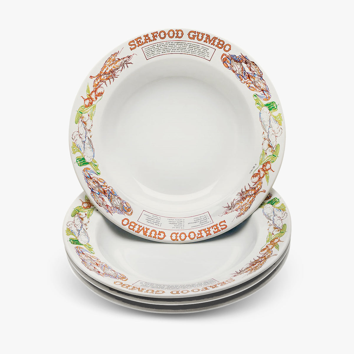 Seafood Gumbo Bowl Set
